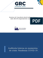 36 - "Servicios de Consultoría Desde Auditoría Interna (Mas Allá Del Aseguramiento) Oportunidades y Desafíos" Jorge Badillo PDF