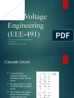 High Voltage Engineering (EEE-491) Course Overview