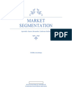 Market Segmentation: Aprendiz: Karen Alexandra Cárdenas Bolívar