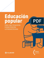Educación Popular. para Una Pedagogía Emancipadora Latinoamericana