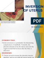 Inversion of Uterus: By: Namita Arya