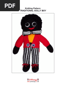 Knitting Pattern: Traditional Golly Boy: Www. - C o