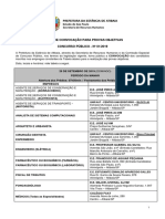 11 - Edital de Convocação para Provas Objetivas PDF