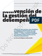 La Reinvencion de La Gestion Del Desempeno