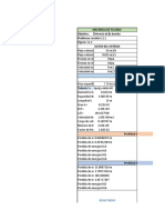 Hoja de Calculo de Perdidas