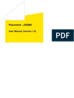 Placement - JSDMS: User Manual (Version 1.0)