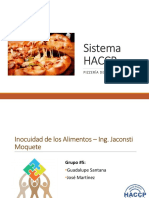 Sistema HACCP - Pizzería de Delicia de Peter - Grupo 5 PDF