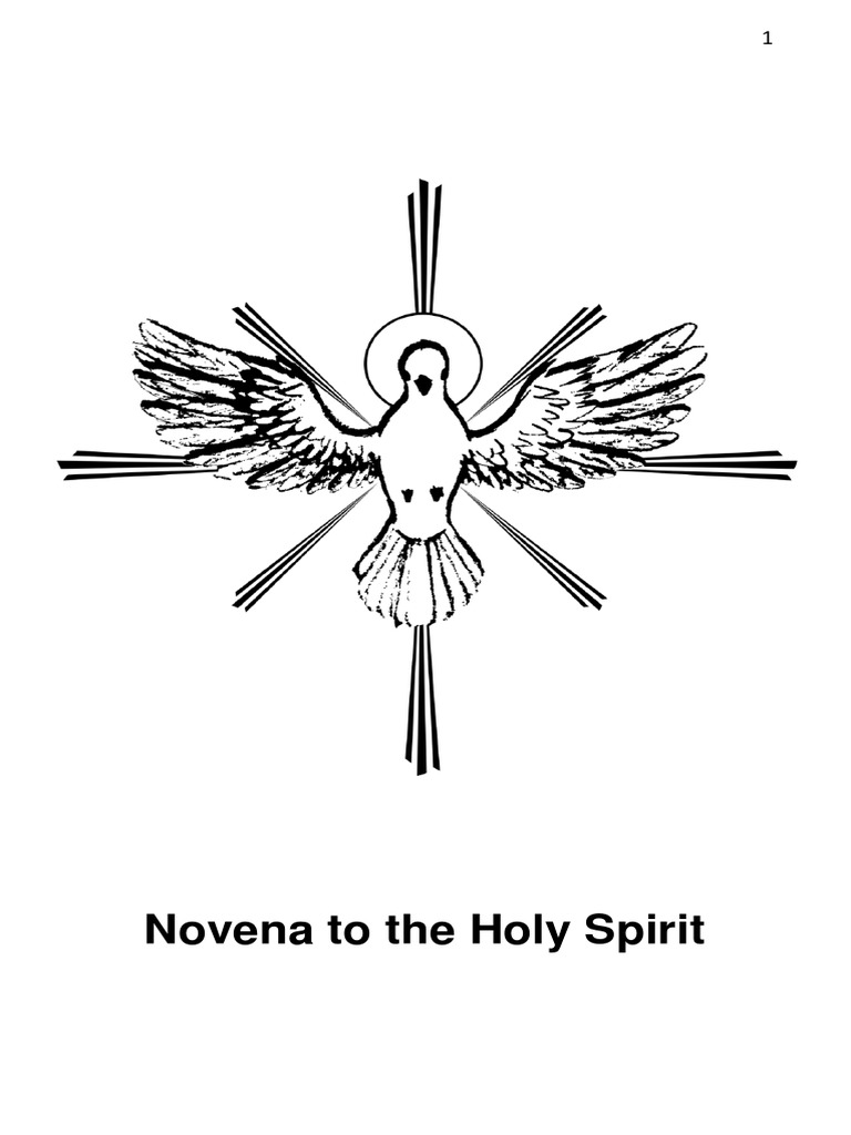 NOVENA To The HOLY SPIRIT PDF Lord's Prayer Courage