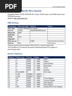 Fatek Fb/Fbs/B1/B1Z Series: Hmi Setting