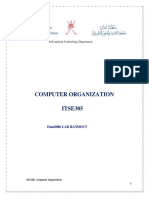 ITSE305-ComputerOrganization-emu8086 LAB Manual PDF