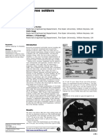 Tin Pest in Lead-Free Solders: Technical Brief