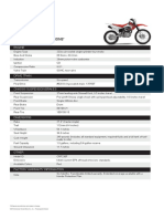 2019 Crf230F Specifications : Engine