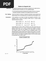 Titration of A Polyprotic Acid: Objectives