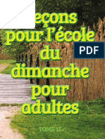Leçons Pour L'école Du Dimanche Pour Adultes #15 - Complete PDF