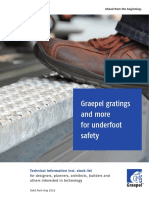 Graepel Gratings and More For Underfoot Safety: Technical Information Incl. Stock List