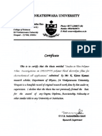 Venkateswara University: .V.V.R Rao