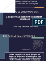 A Geometria Descritiva e o Sistema Mongeano