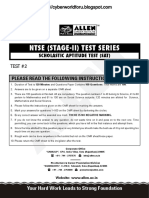 Allen: Ntse (Stage-Ii) Test Series