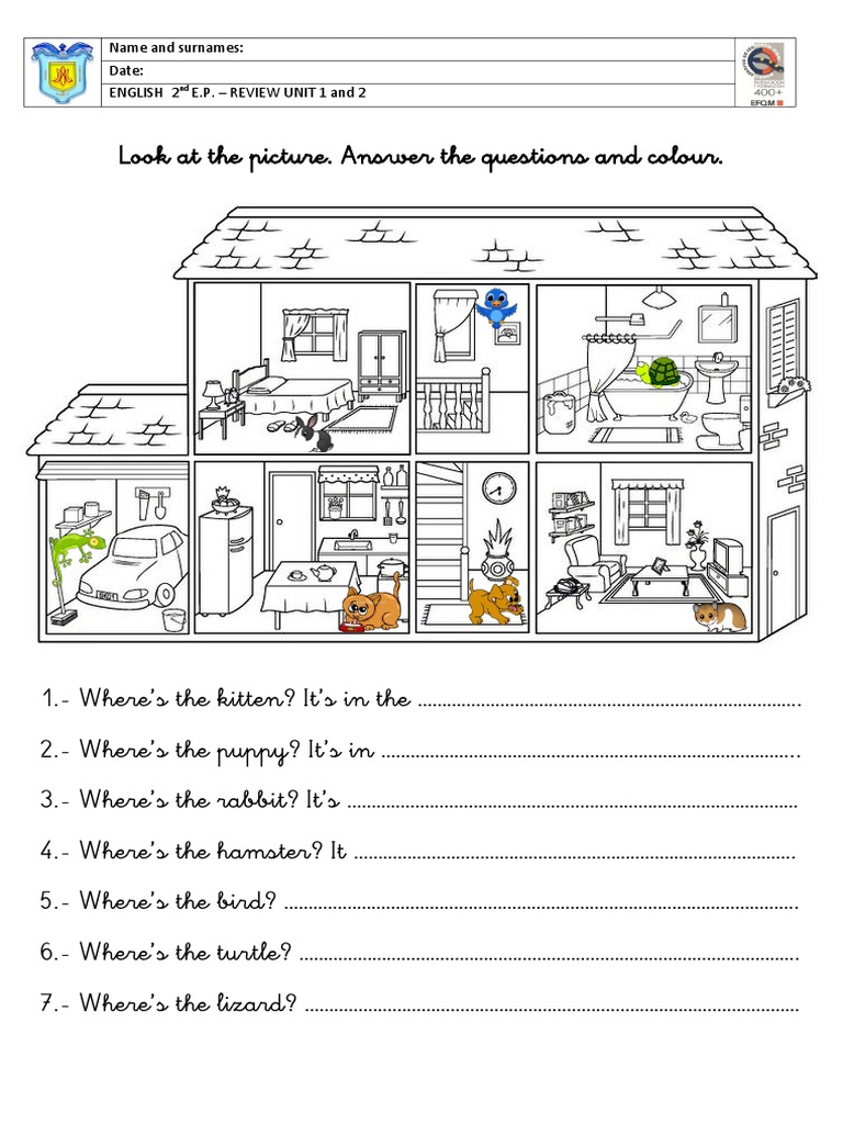 2ºreview U. 1-2 PDF | PDF | Language Arts & Discipline | Home & Garden