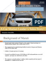 Maruti's Sales and Distribution Success Story