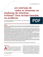 A Dieta Com Restrição de FODMAP