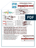 Answer Key For Homework Relative Clauses Classroom