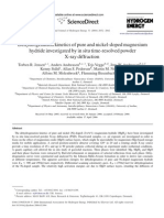 Dehydrogenation Kinetics of Pure and Nickel-Doped Magnesium Hydride Investigated by in Situ Time-Resolved Powder X-Ray Diffraction