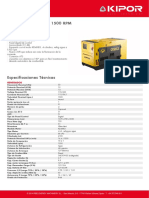 Ficha Técnica GENERADOR Diesel AVR KIPOR KDE16SS PDF