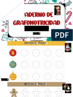 Cuaderno Grafomotricidad Navidad 1