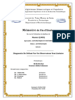 Diagnostic de Defaut Par Un Observateur Non Lineaire PDF