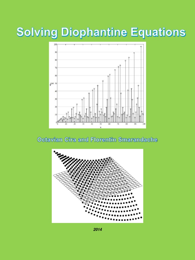 オーダー作成＊MMM Solving Diophantine Equations PDF | PDF | Prime Number | Factorization
