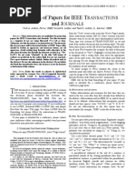 Preparation of Papers For IEEE T and J: Ransactions Ournals