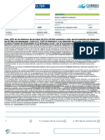 Carta - Documento Intima - Empleador Registre - Relacion Camioneros | PDF |  Salario | Economias