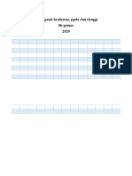 Carta Gantt Kesihatan