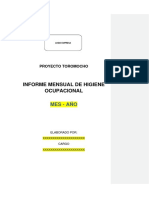 Modelo de Informe Mensual - Instructivo PDF