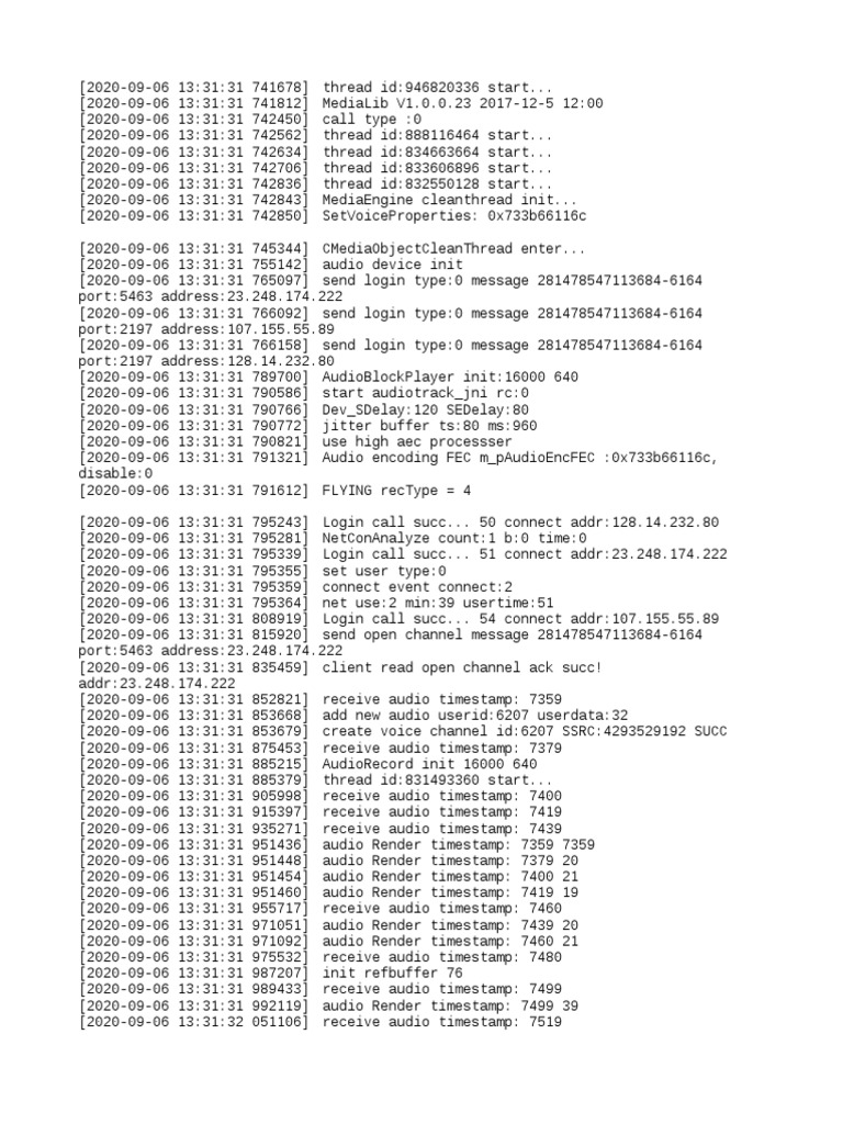 2020 09 06 - Log | PDF | Computer Networking | Network Architecture