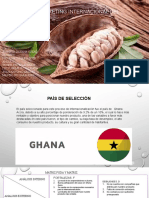 Plan de marketing internacional del cacao Ghana