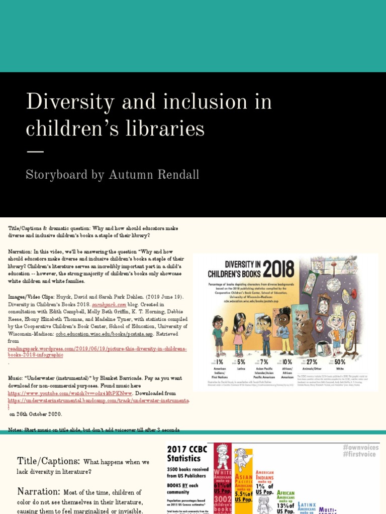Diversity and Inclusion in Children's Libraries: Storyboard by Autumn ...