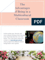 Advantage of Multicultural Classroom
