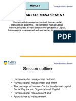 Human Capital Management: Amity Business School