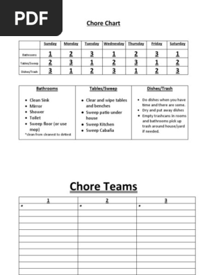 Chore Chart-MissionTrips