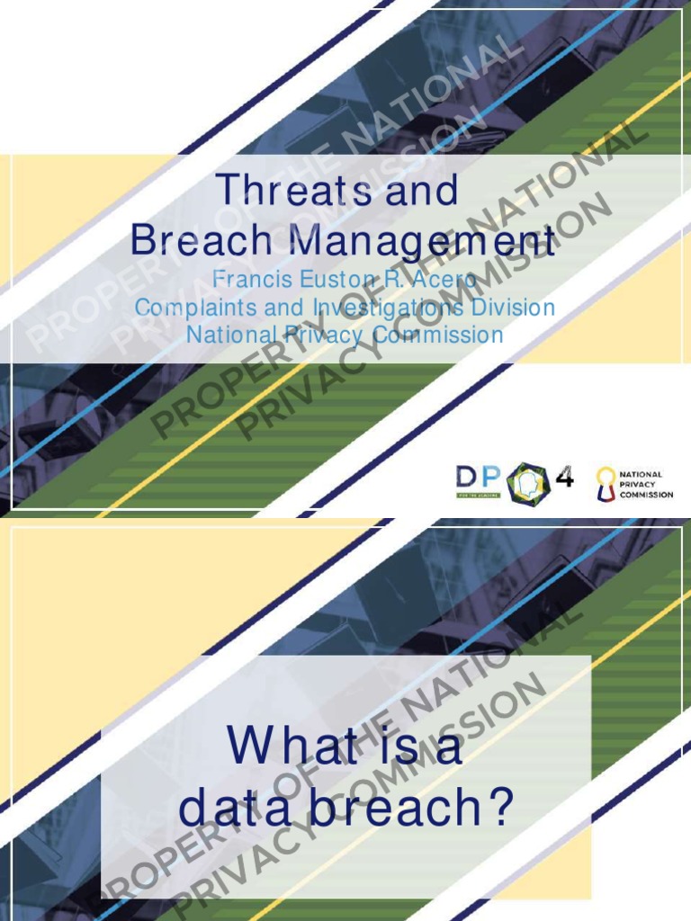 Data Breach and Security Incident Guide | PDF | Privacy | Identity Theft