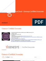 Genesys Cloud Education Overview | PDF | Cloud Computing | Call Centre