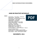 Ghid de Practica Notariala 2011