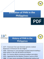 Evolution of PHN in The Philippines