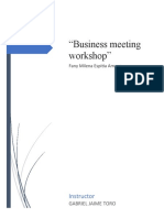 Business Meeting Workshop