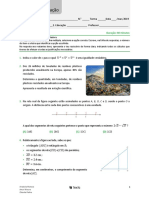 Avaliação de Matemática 8o Ano