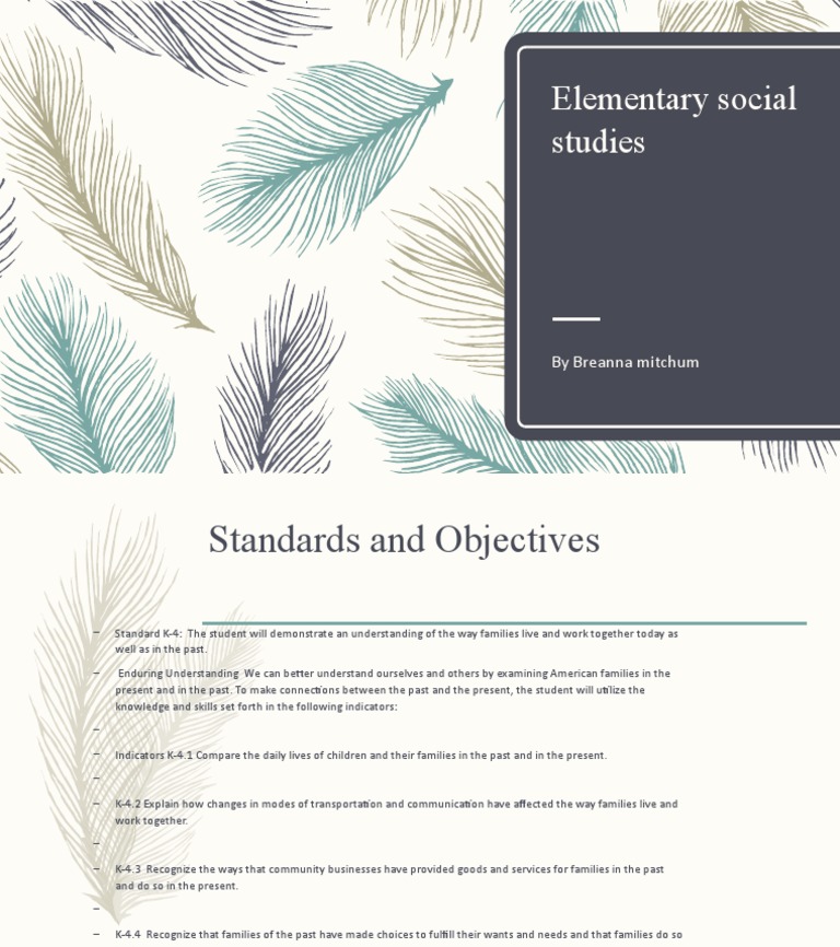Understanding American Families K-4 | PDF | Career & Growth | Social ...