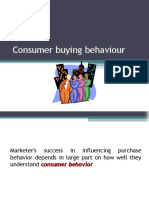 Consumer Buying Behaviour