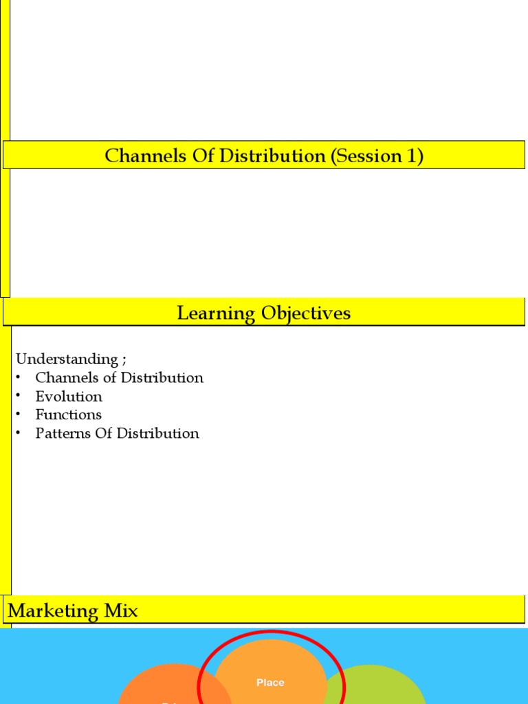Understanding Distribution Channels | PDF | Retail | Sales